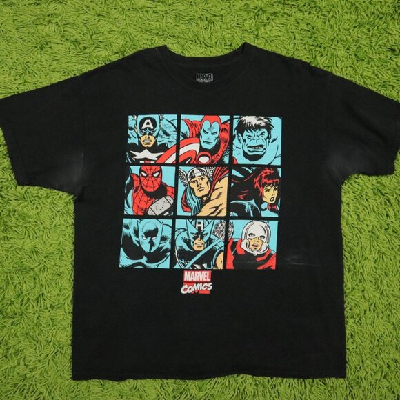 Vintage Marvel Avengers Comic book Graphic T-Shirt - Picture 1 of 5
